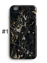 Load image into Gallery viewer, Gold Black Silver MARBLE iPhone 8 Case