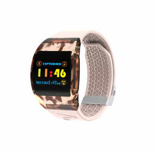 Load image into Gallery viewer, Transparent Golden Pink Smart Watch for women