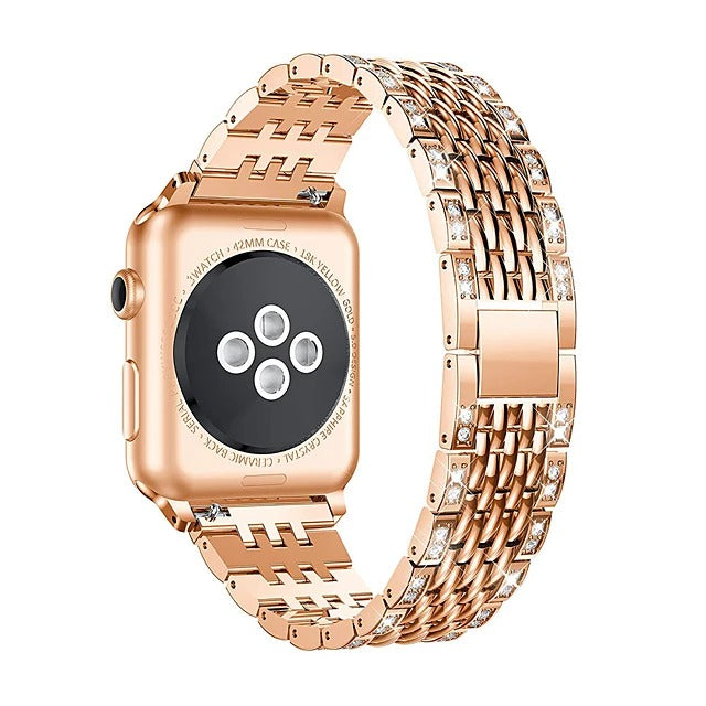 Gold Rose apple watch case alloy
