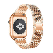Load image into Gallery viewer, Gold Rose apple watch case alloy