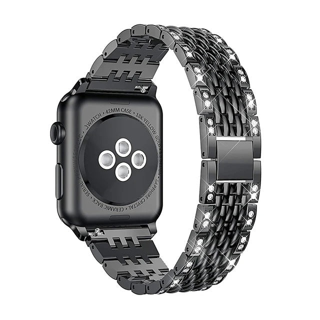 Black Steel chain smart watch