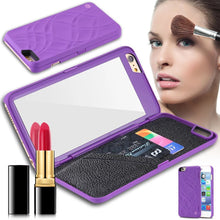 Load image into Gallery viewer, purple color luxury mirror design iphone phone case