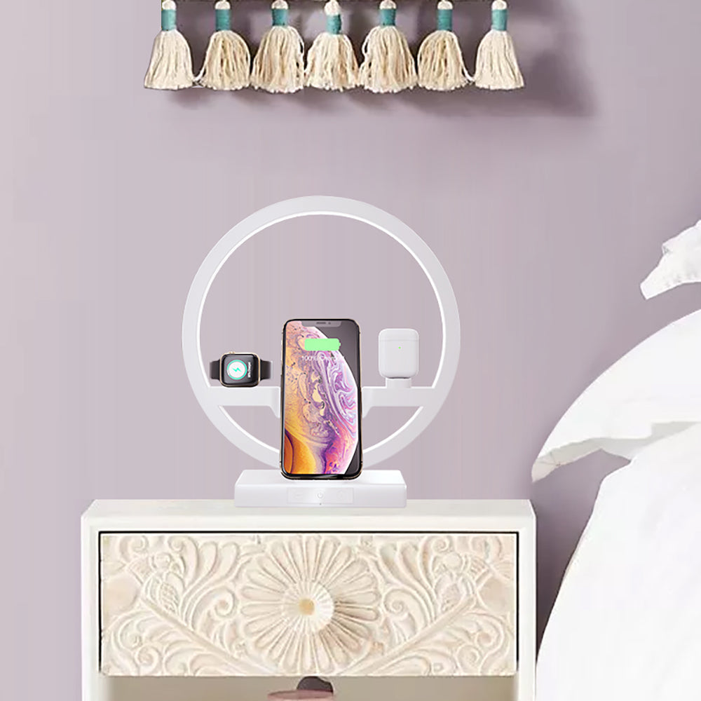 The 3 in 1 table wireless charging dock