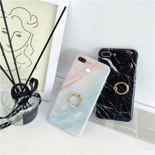 Load image into Gallery viewer, IPhone case including kickstand ring holder