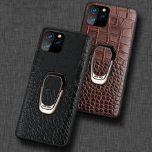 Load image into Gallery viewer, magnetic crocodile skin iphone case
