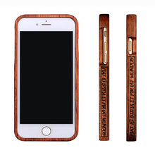 Load image into Gallery viewer, Unique design, simple yet stylish wood iPhone Case