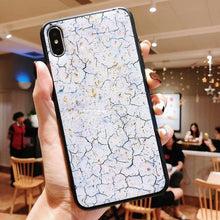 Load image into Gallery viewer, marble design white iphone phone case for ladies